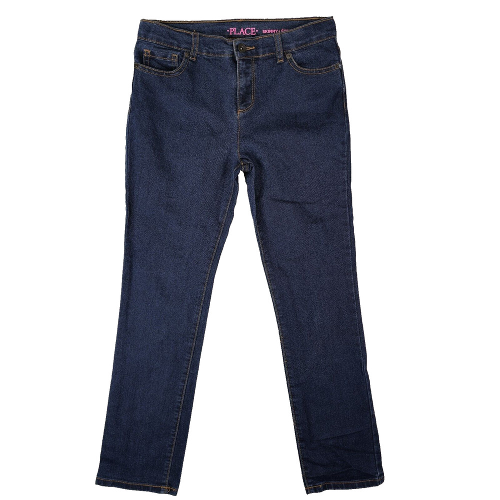 The Children's Place Jeans Girls Size 14 Skinny Stretch Blue Denim